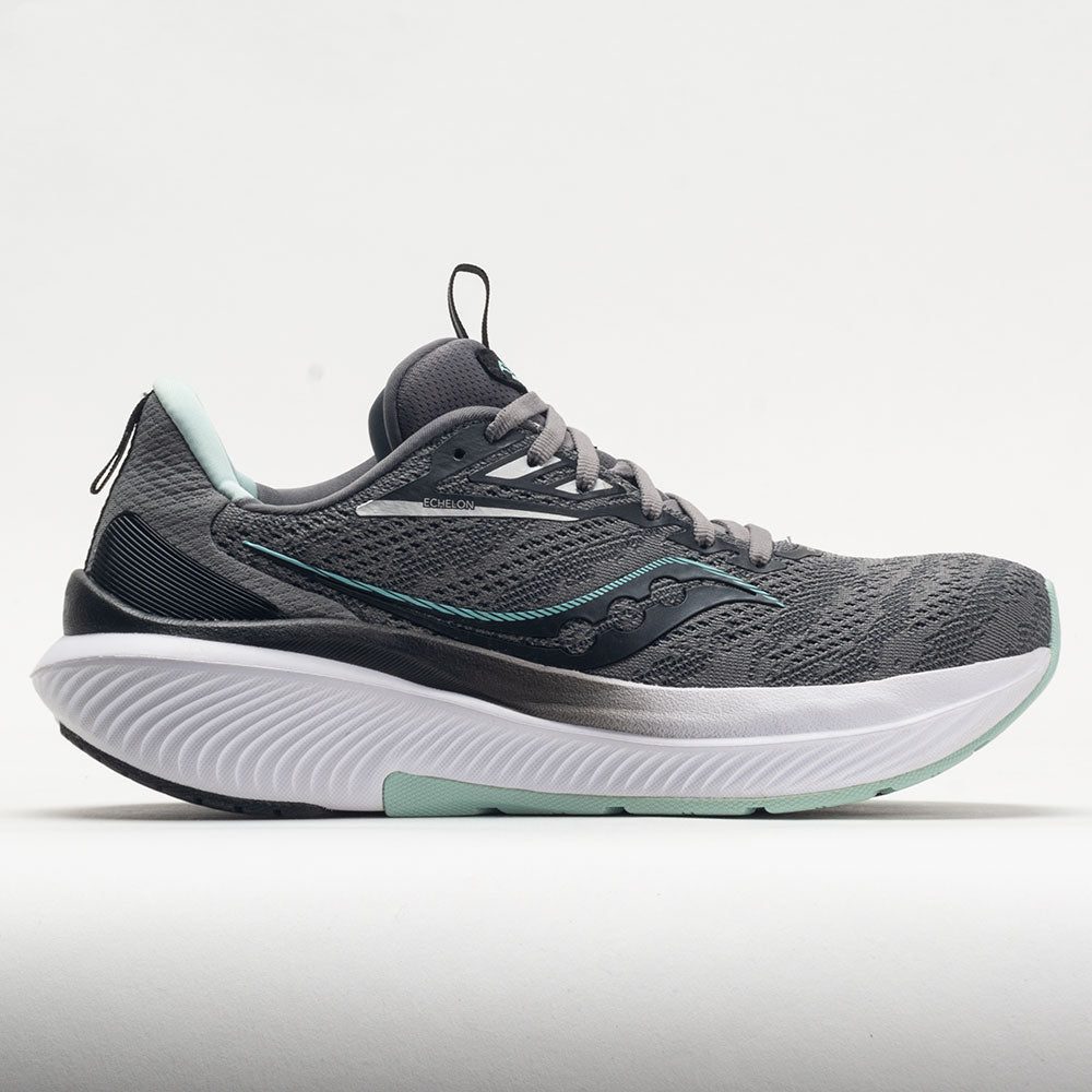 048771_3 Saucony Echelon 9 Womens Charcoal/Ice - Image 1