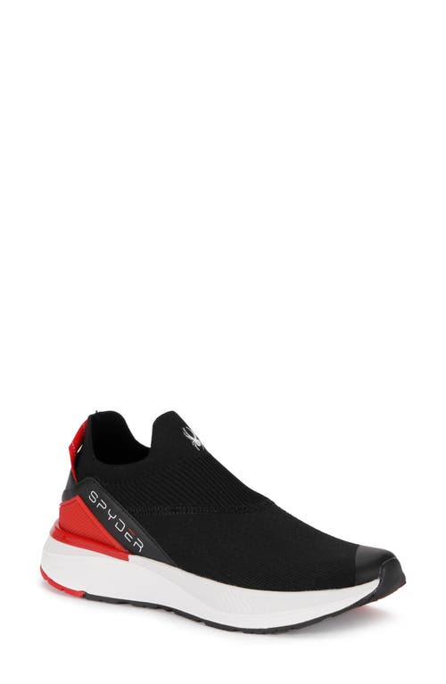0d568d2c-5092-4342-b308-c680761ac747_dd5fc7c6-6b9f-493e-82d9-a78fb84e2127 Spyder Tanaga Sock Sneaker - Black/Fiery Red - Image 1