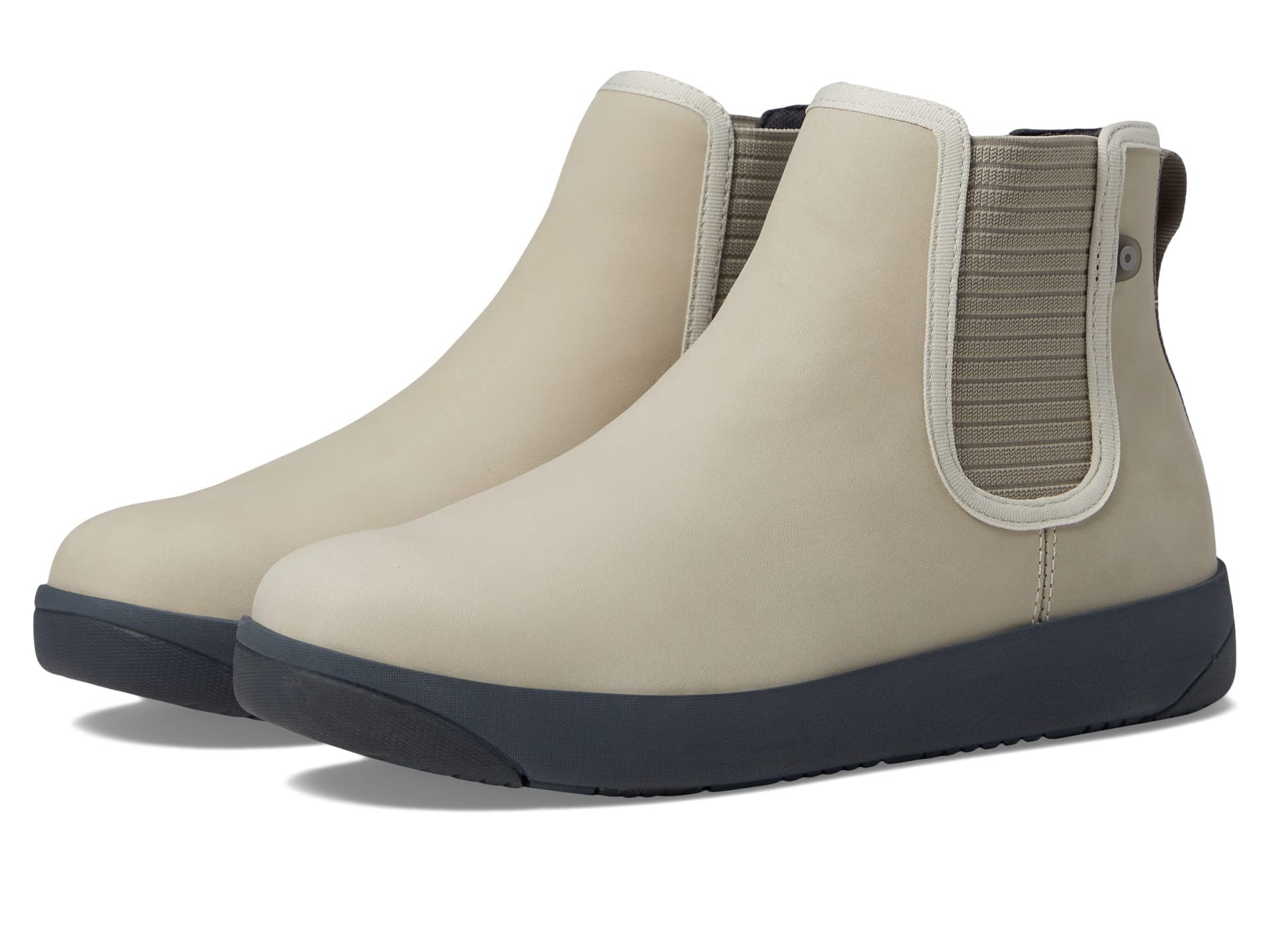61drntFC3pL_f617b8d6-b9a4-4d33-a40f-30c675bda3d9 BOGS Kicker Chelsea Leather Boots - Oatmeal - Image 1