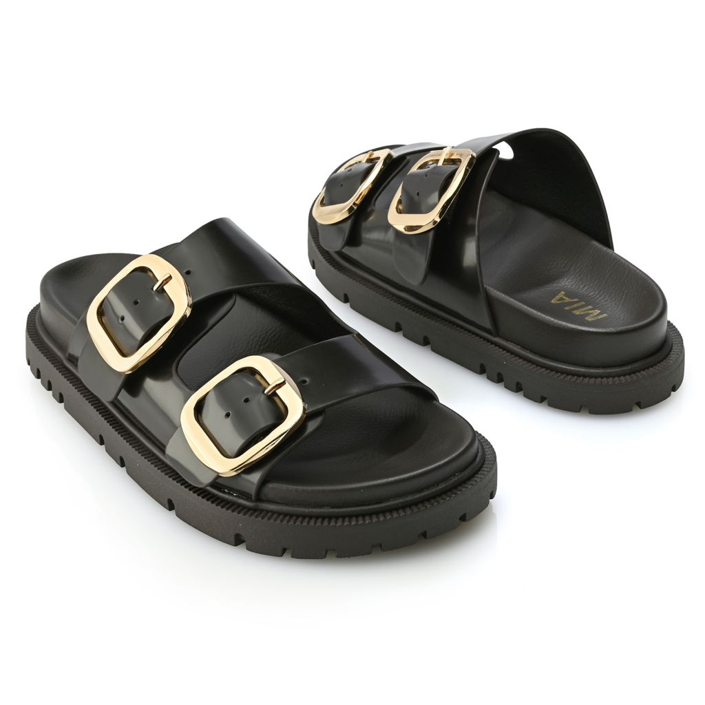 S475009-00007-00009 MIA Gen Dual Buckle Strapped Sandals - Image 1